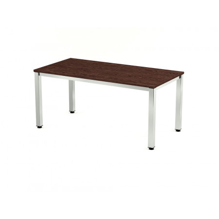 BUREAU 180X80X76 : MERISIER + PIEDS ALUMINIUM