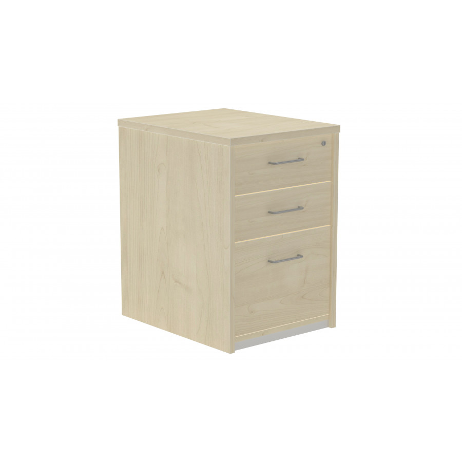 Caisson hauteur bureau bois Wist 2T+1DS