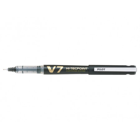 ROLLER ENCRE LIQUIDE - HI-TECPOINT V5/V7 - 0,7mm - EPAISSEUR DE TRAIT - NOIR