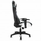 Fauteuil de bureau baquet RACING noir et blanc