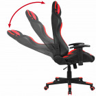 Fauteuil de bureau baquet RACING noir et rouge SP