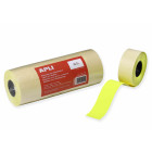 LOT 6 ROULEAUX 1000 ETQUETTES - 26X16 Jaune