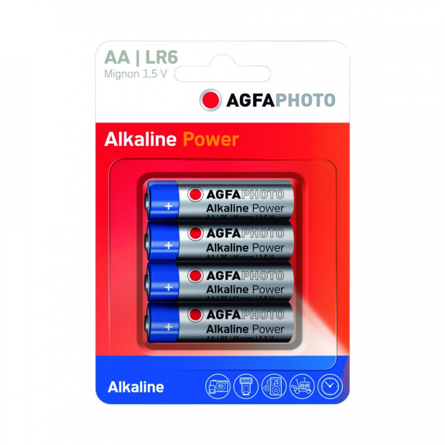 PILE RECHARGEABLE AA(LR6)X4 2000MAH - BuroStock Guyane