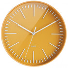 HORLOGE TENDANCE RONDE JAUNE MOUTAR 30CM