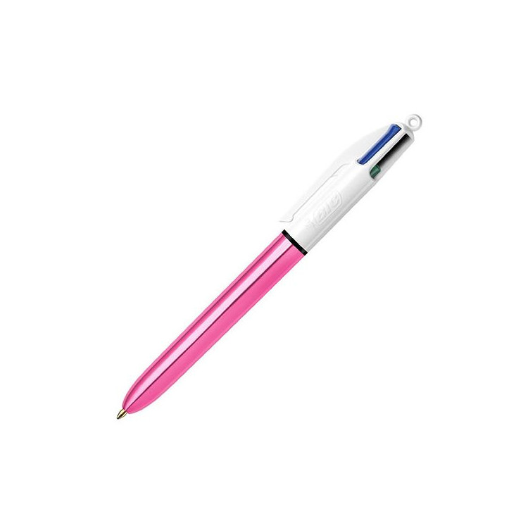 STYLO 4 COULEURS SHINE ROSE