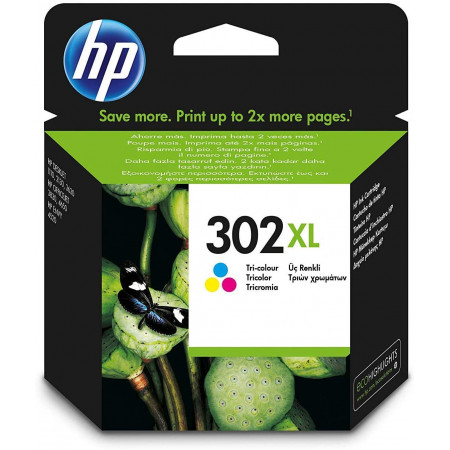 CARTOUCHE HP 302XL COUL