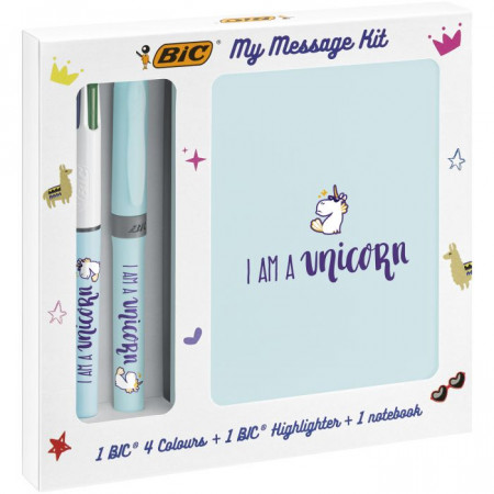 BIC - My message - KIT LICORNE