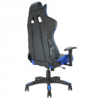 Fauteuil de bureau baquet RACING noir et bleu