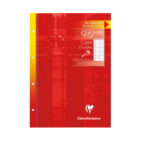 COPIE DOUBLE A4 96P DEFICIENT VISUEL