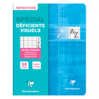 CAHIER DEFICIENT VISUEL 17X22 96P