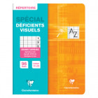 CAHIER DEFICIENT VISUEL 17X22 96P