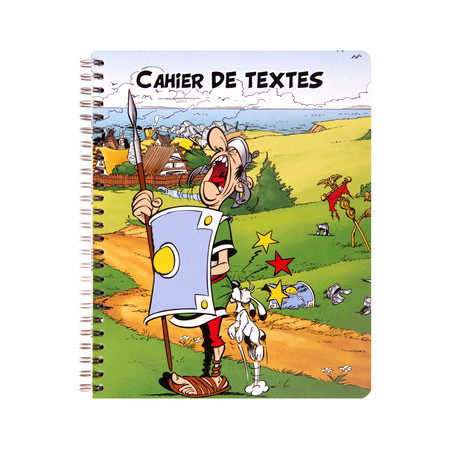 CAHIER TEXTE 17X22 "IDEFIX, LE BRAVE"