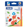 BOÎTE DE 12 COULEURS PLASTIPASTEL MILAN