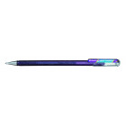 ROLLER GEL DUAL METALLIC VIOLET+BLEU METALLIC