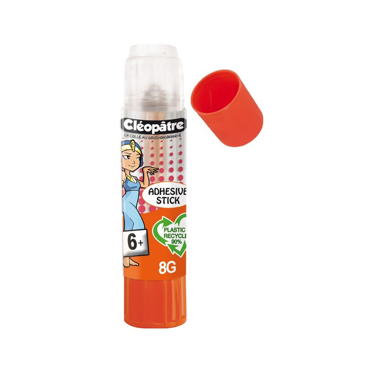 CLEOSTICK TRANSP ADHES 8GR 6 ANS