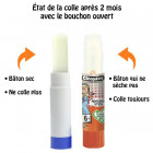 CLEOSTICK TRANSP ADHES 8GR 6 ANS