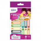 ETIQUETTES X30 STYLOS TROPICAL-50X10 MM