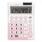 BLISTER CALCULATRICE.12 CHIFFRES ROSE +