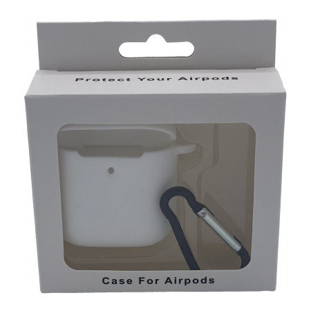 COQUE AIRPOD 2 APPLE BLANC