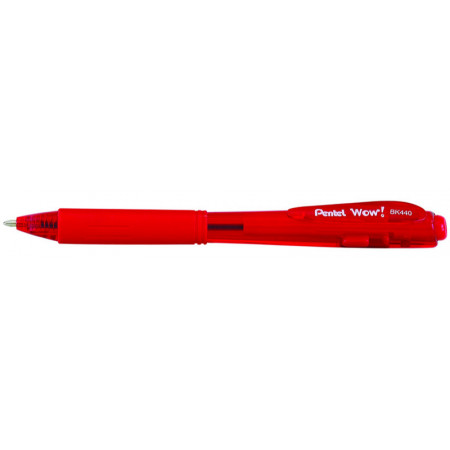 STYLO BILLE - Pentel Wow! - 1,0mm - EPAISSEUR DE TRAIT ROUGE