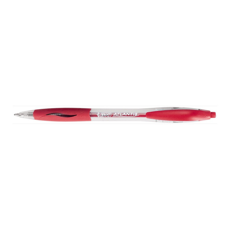 STYLO BILLE - BP-S MATIC RETRACTABLE - 0,7mm - EPAISSEUR DE TRAIT - ROUGE -  BuroStock Guyane