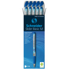 STYLO BILLE - SLIDER BASIC - M - EPAISSEUR DE TRAIT MOYEN - BLEU