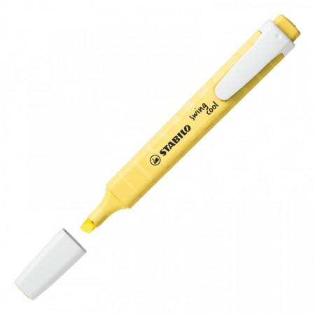 1 surligneur STABILO swing cool Pastel crème de jaune