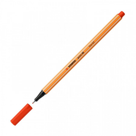 1 stylo-feutre pointe fine STABILO point 88 rouge