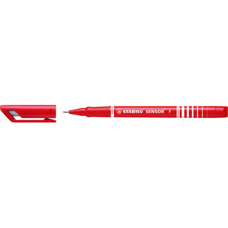 1 stylo-feutre pointe extra fine STABILO SENSOR F rouge