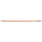 1 crayon graphite STABILO swano pastel bout gomme corps pêche HB
