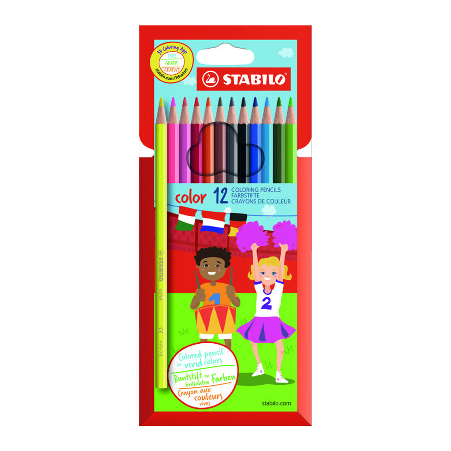 1 crayon multitalents STABILO woody 3 in 1 jaune - BuroStock Guyane