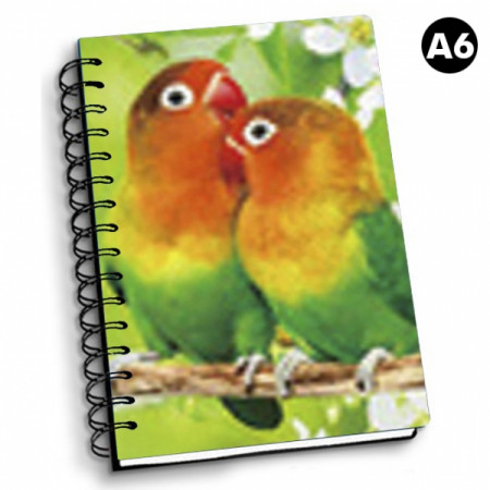 NOTEBOOK 3D A6 PARAKEET