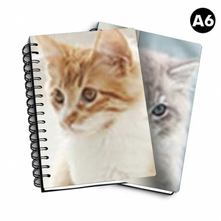 NOTEBOOK 3D A6 FLIP CAT