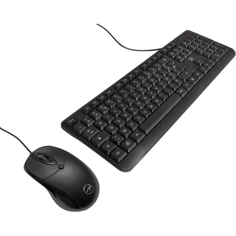 CLAVIER + SOURIS SS FIL (USB)