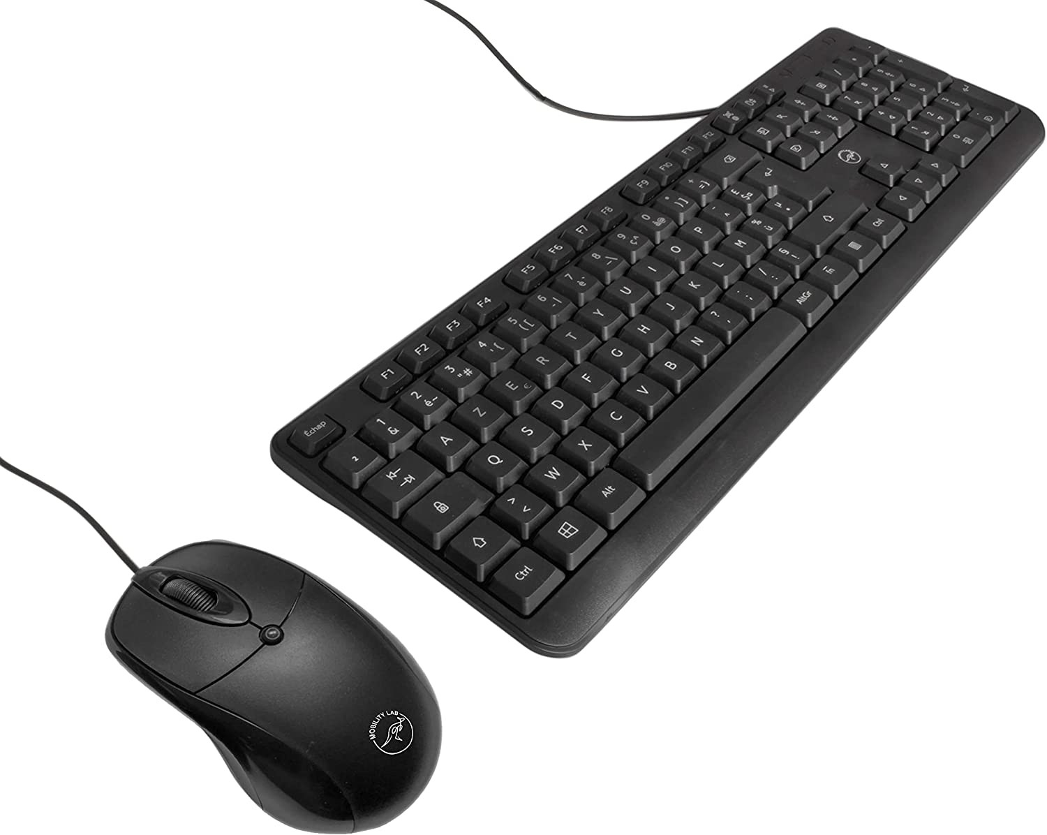Color : Black TFXHGGM Récepteur USB souris et clavier sans fil optique blanc et noir 2,4G pour ordinateur PC 