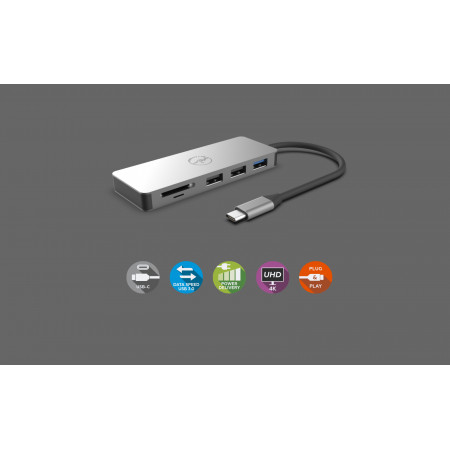 ADAPTATEUR USB-C 7 IN1- SPACE GRAY
