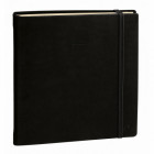 Agend EXEC PRES j_d 16x16cm Silk noir Elast