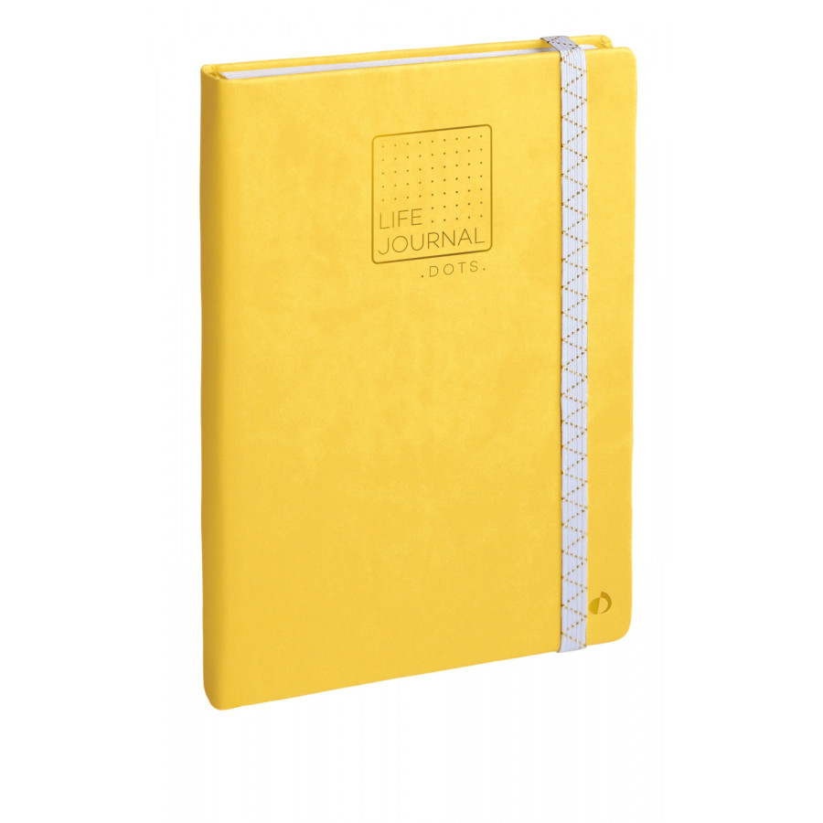 Bullet journal 15x21cm Life Journal JAUNE - BuroStock Guyane