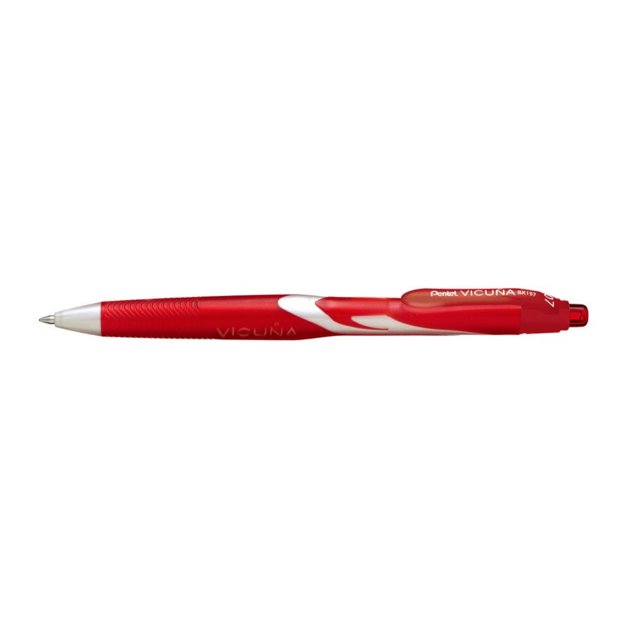 STYLO BILLE - BP-S MATIC RETRACTABLE - 0,7mm - EPAISSEUR DE TRAIT - ROUGE -  BuroStock Guyane