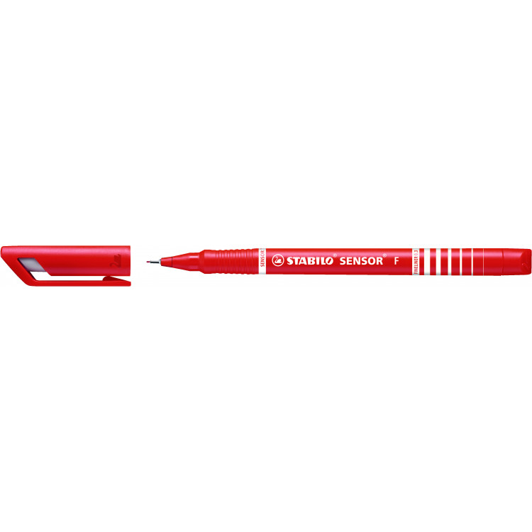 1 stylo-feutre pointe extra fine STABILO SENSOR F rouge