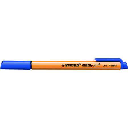 1 stylo-feutre STABILO GREENpoint bleu