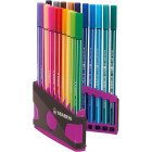 ColorParade de 20 feutres de dessin STABILO Pen 68 boîtier gris_fuchsia