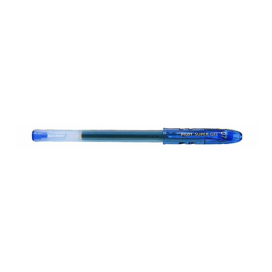 STYLO ROLLER ENCRE GEL - SUPER GEL - 0,7mm - EPAISSEUR DE TRAIT - BLEU -  BuroStock Guyane