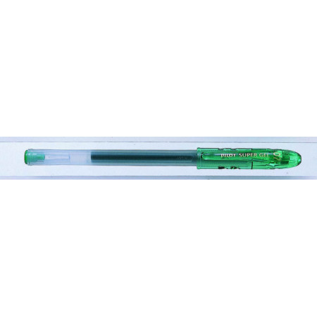 STYLO ROLLER ENCRE GEL - SUPER GEL - 0,7mm - EPAISSEUR DE TRAIT - VERT