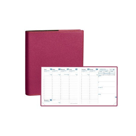 AGENDA EXEC CLUB FRAMB J/D 16X16CM