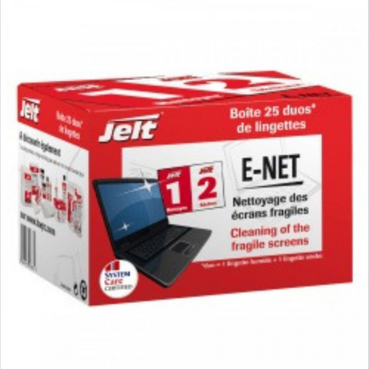 LINGETTES NETTOYANTES E NET X25