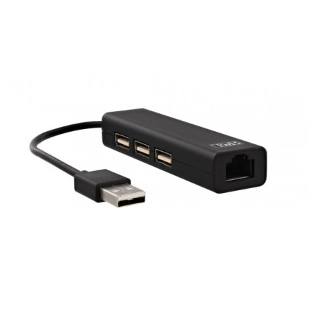 HUB 3 USB 2.0 + RJ45