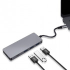 HUB USB-C 6 IN1 ALUMINIUM