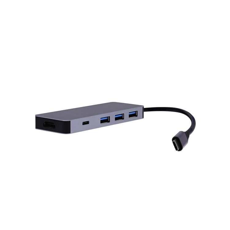 HUB USB-C 6 IN1 ALUMINIUM