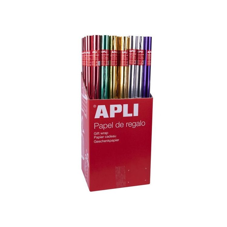 ROULEAU PAPIER CADEAU 2X0,70 METAL